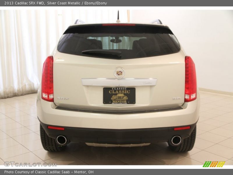 Silver Coast Metallic / Ebony/Ebony 2013 Cadillac SRX FWD