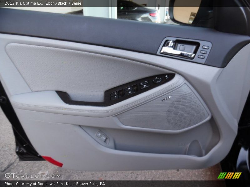 Ebony Black / Beige 2013 Kia Optima EX
