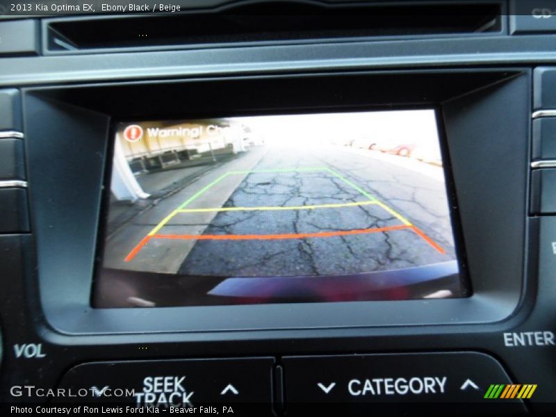 Ebony Black / Beige 2013 Kia Optima EX