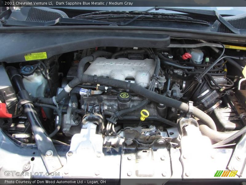 Dark Sapphire Blue Metallic / Medium Gray 2001 Chevrolet Venture LS