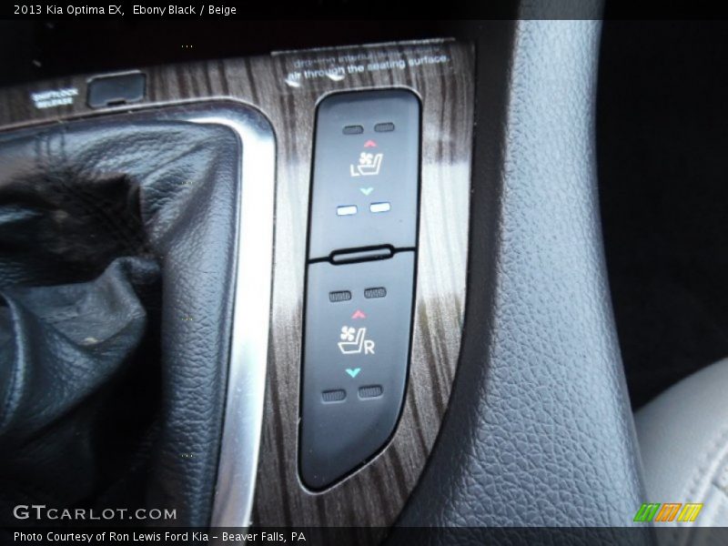 Ebony Black / Beige 2013 Kia Optima EX