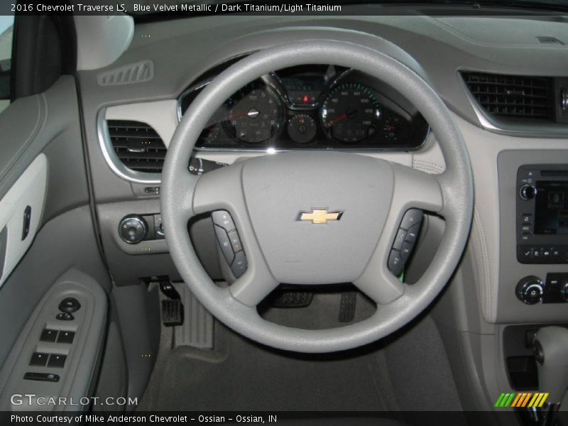 Blue Velvet Metallic / Dark Titanium/Light Titanium 2016 Chevrolet Traverse LS