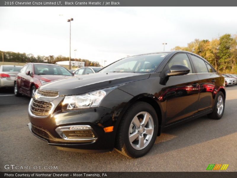 Black Granite Metallic / Jet Black 2016 Chevrolet Cruze Limited LT
