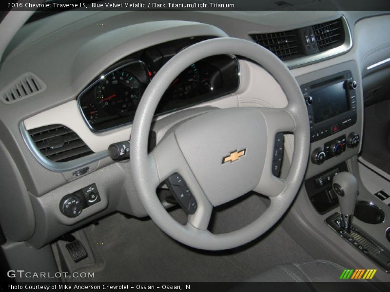 Blue Velvet Metallic / Dark Titanium/Light Titanium 2016 Chevrolet Traverse LS
