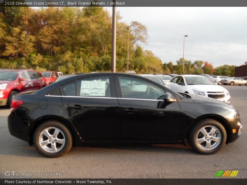 Black Granite Metallic / Jet Black 2016 Chevrolet Cruze Limited LT
