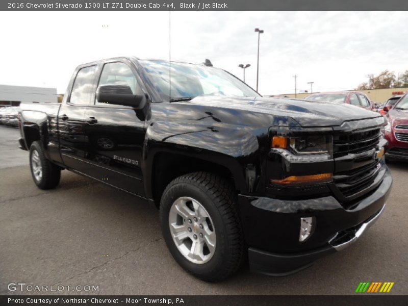 Black / Jet Black 2016 Chevrolet Silverado 1500 LT Z71 Double Cab 4x4