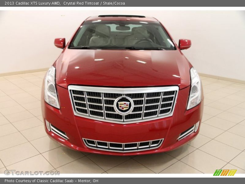 Crystal Red Tintcoat / Shale/Cocoa 2013 Cadillac XTS Luxury AWD
