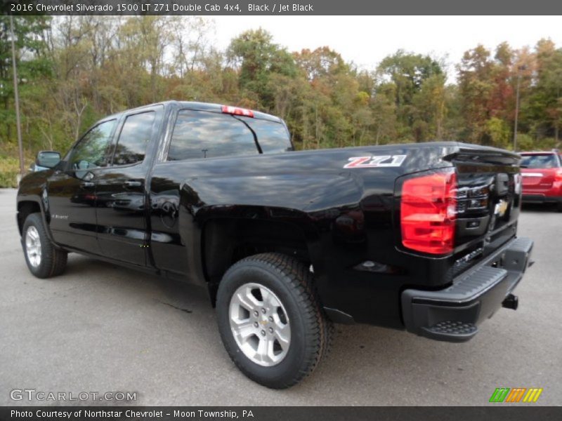 Black / Jet Black 2016 Chevrolet Silverado 1500 LT Z71 Double Cab 4x4