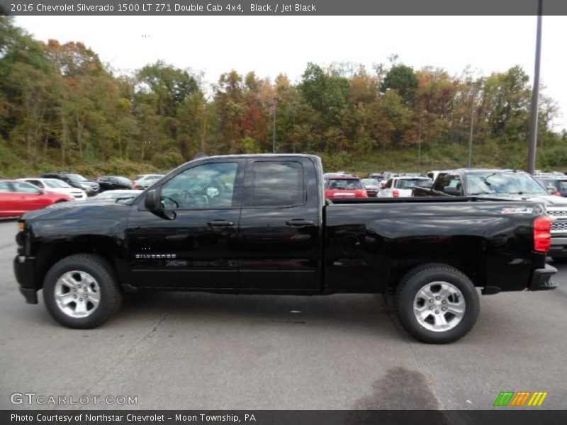 Black / Jet Black 2016 Chevrolet Silverado 1500 LT Z71 Double Cab 4x4