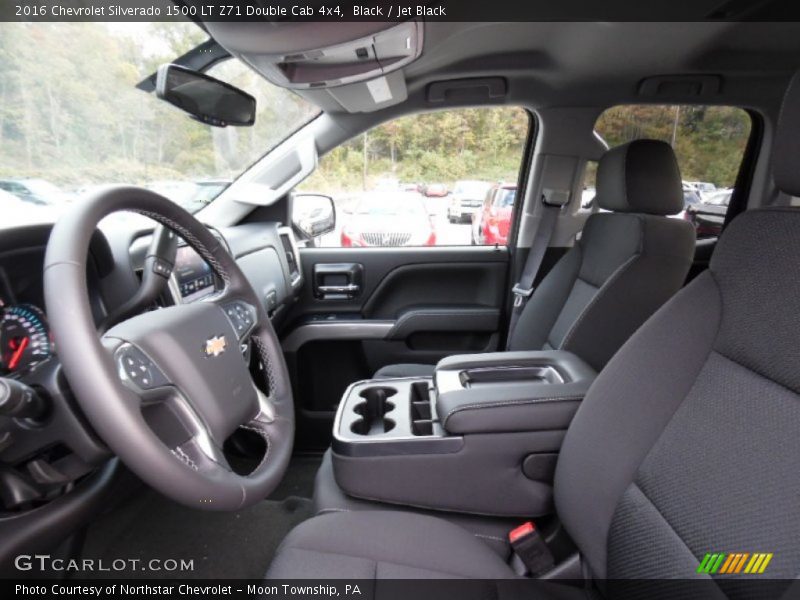 Black / Jet Black 2016 Chevrolet Silverado 1500 LT Z71 Double Cab 4x4