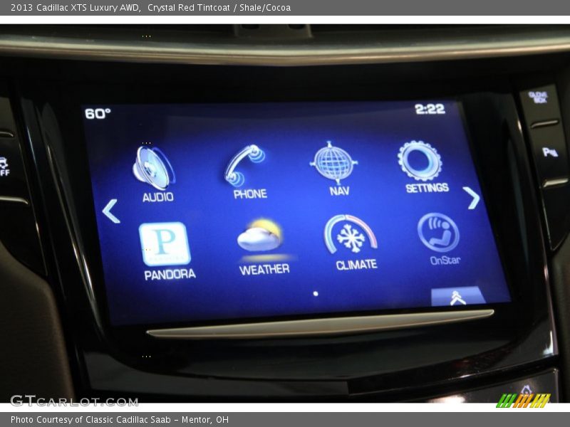 Crystal Red Tintcoat / Shale/Cocoa 2013 Cadillac XTS Luxury AWD