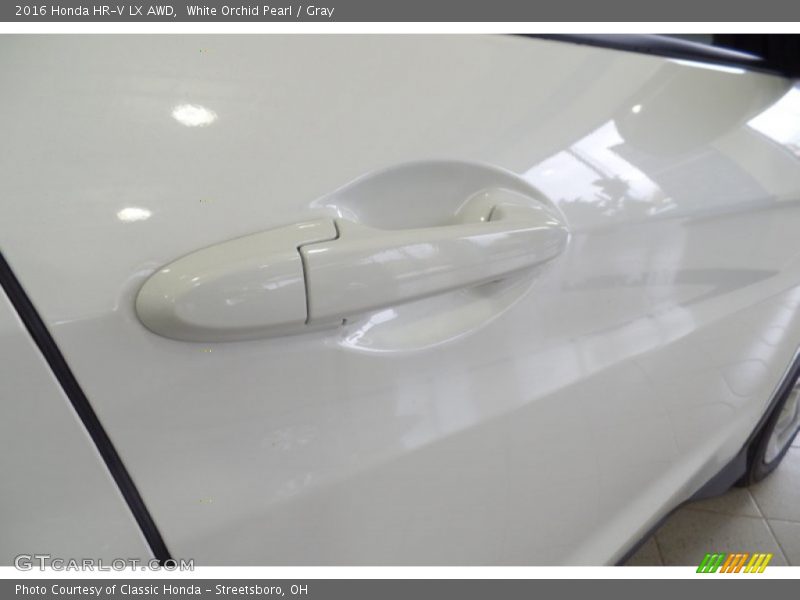 White Orchid Pearl / Gray 2016 Honda HR-V LX AWD