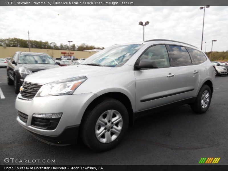 Silver Ice Metallic / Dark Titanium/Light Titanium 2016 Chevrolet Traverse LS