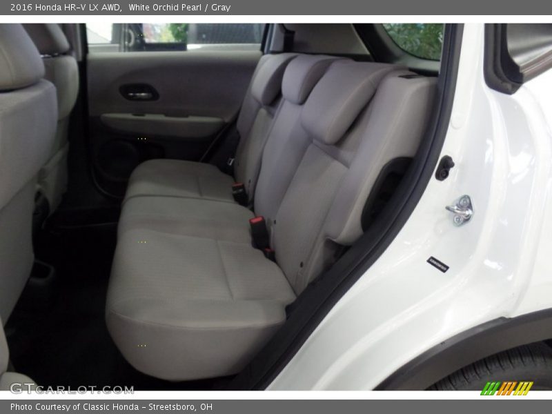 White Orchid Pearl / Gray 2016 Honda HR-V LX AWD