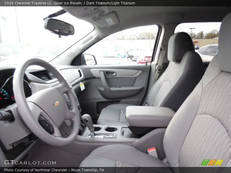 Silver Ice Metallic / Dark Titanium/Light Titanium 2016 Chevrolet Traverse LS