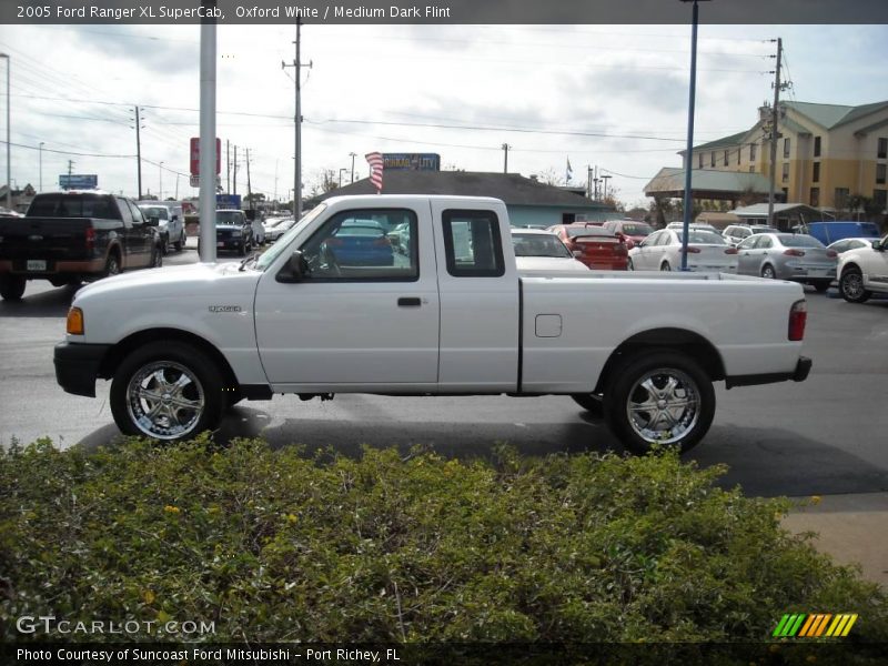 Oxford White / Medium Dark Flint 2005 Ford Ranger XL SuperCab