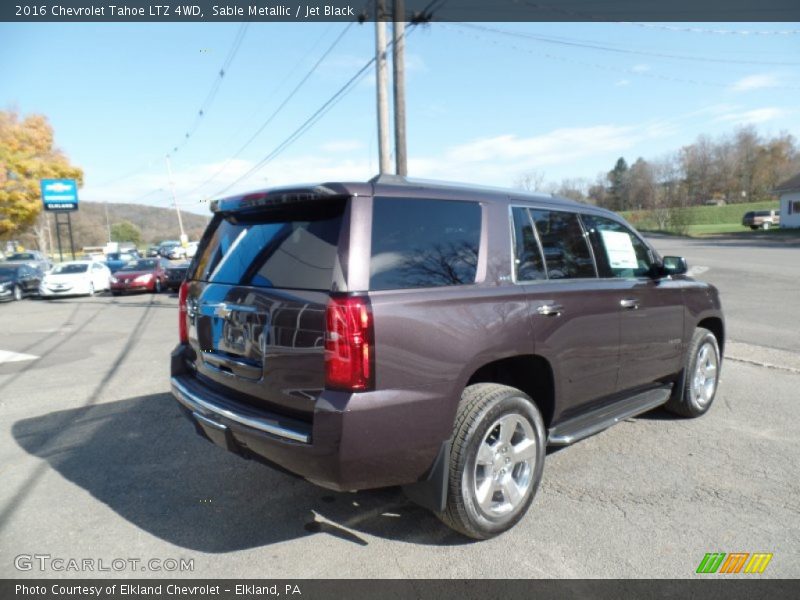 Sable Metallic / Jet Black 2016 Chevrolet Tahoe LTZ 4WD