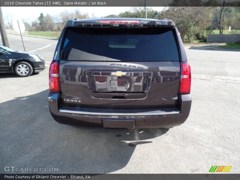 Sable Metallic / Jet Black 2016 Chevrolet Tahoe LTZ 4WD