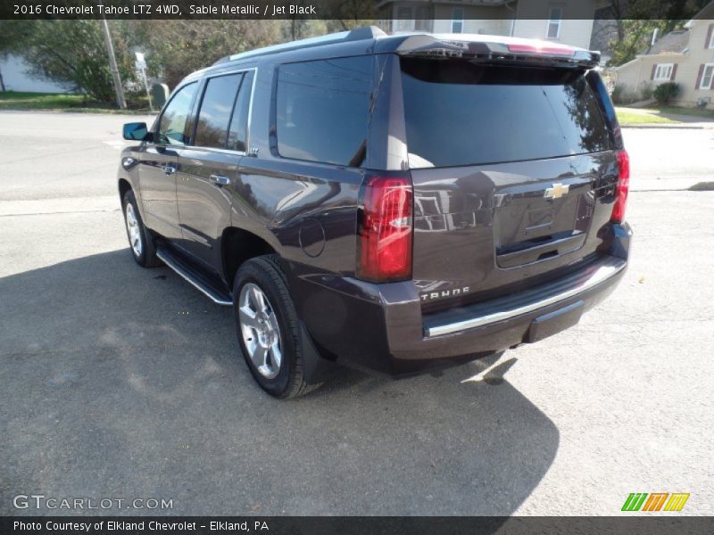 Sable Metallic / Jet Black 2016 Chevrolet Tahoe LTZ 4WD