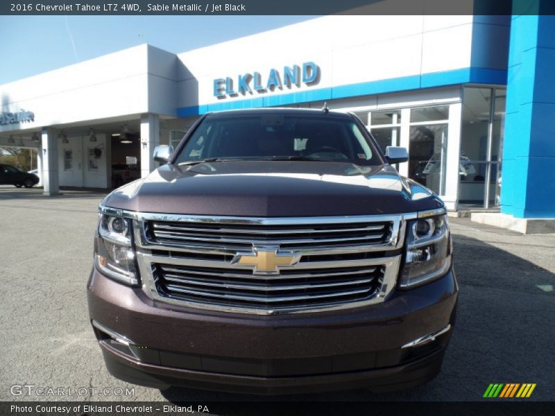 Sable Metallic / Jet Black 2016 Chevrolet Tahoe LTZ 4WD