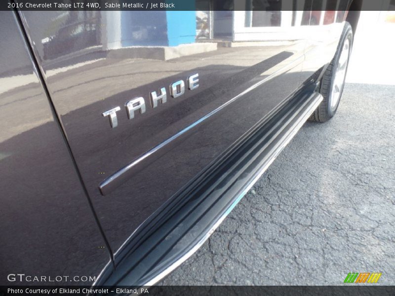 Sable Metallic / Jet Black 2016 Chevrolet Tahoe LTZ 4WD