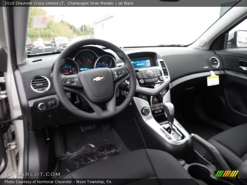 Champagne Silver Metallic / Jet Black 2016 Chevrolet Cruze Limited LT