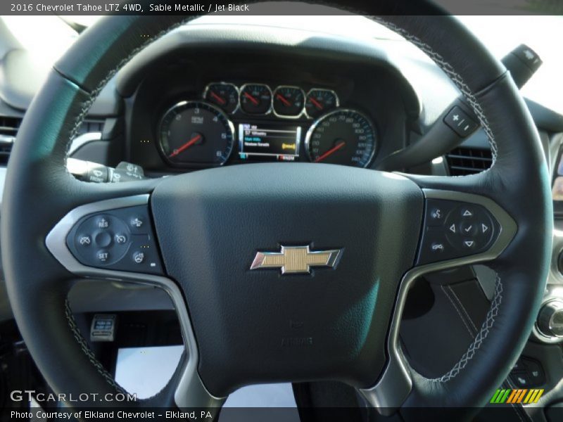 Sable Metallic / Jet Black 2016 Chevrolet Tahoe LTZ 4WD