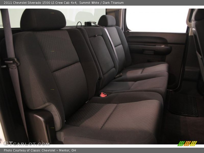 Rear Seat of 2011 Silverado 1500 LS Crew Cab 4x4