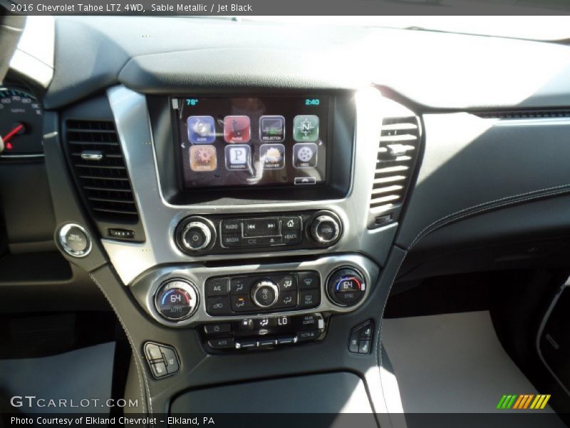 Sable Metallic / Jet Black 2016 Chevrolet Tahoe LTZ 4WD