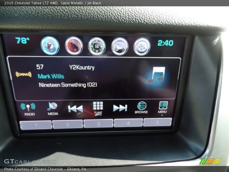 Sable Metallic / Jet Black 2016 Chevrolet Tahoe LTZ 4WD