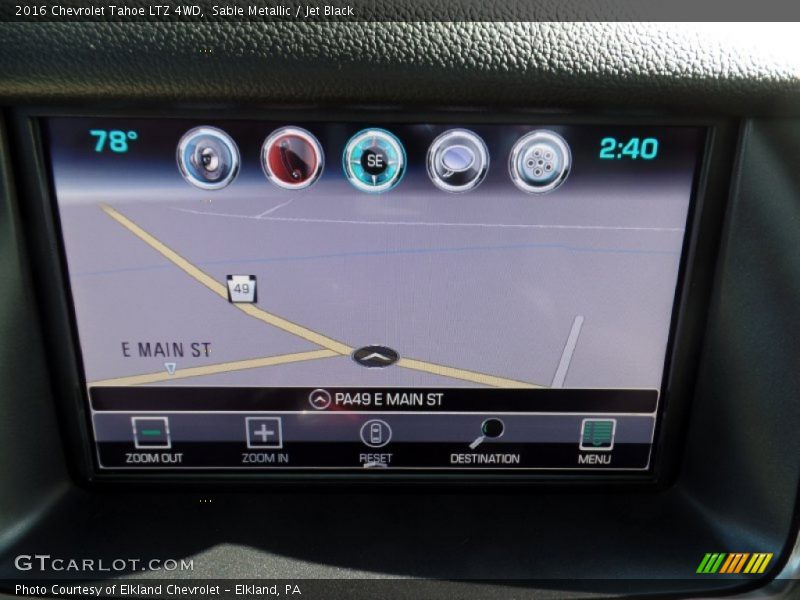 Sable Metallic / Jet Black 2016 Chevrolet Tahoe LTZ 4WD