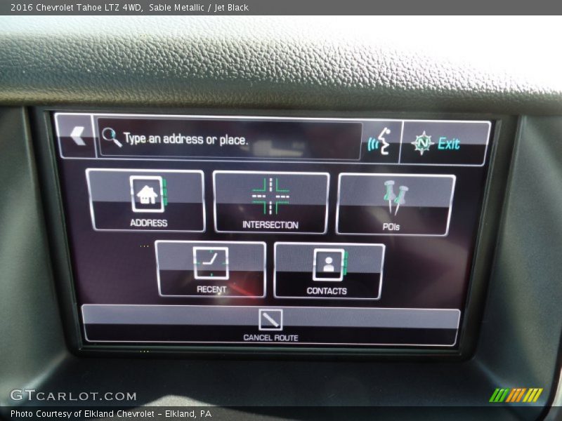 Sable Metallic / Jet Black 2016 Chevrolet Tahoe LTZ 4WD