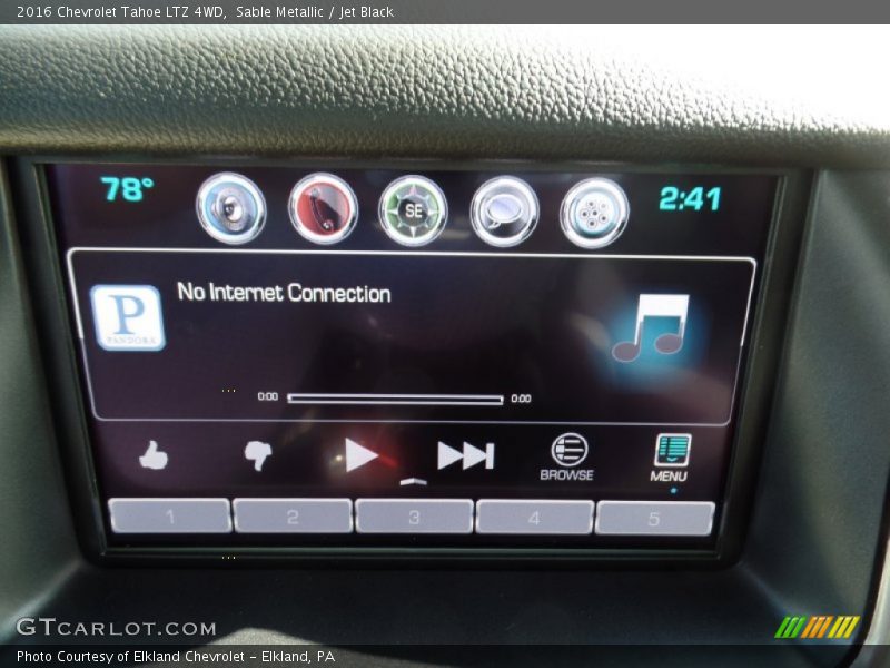 Sable Metallic / Jet Black 2016 Chevrolet Tahoe LTZ 4WD