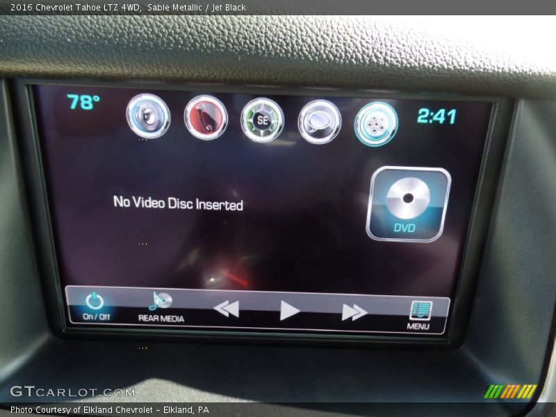 Sable Metallic / Jet Black 2016 Chevrolet Tahoe LTZ 4WD