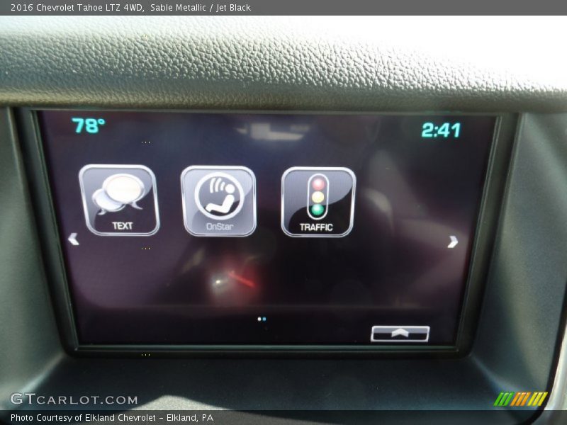 Sable Metallic / Jet Black 2016 Chevrolet Tahoe LTZ 4WD