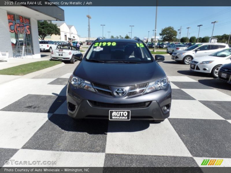 Magnetic Gray Metallic / Ash 2015 Toyota RAV4 LE