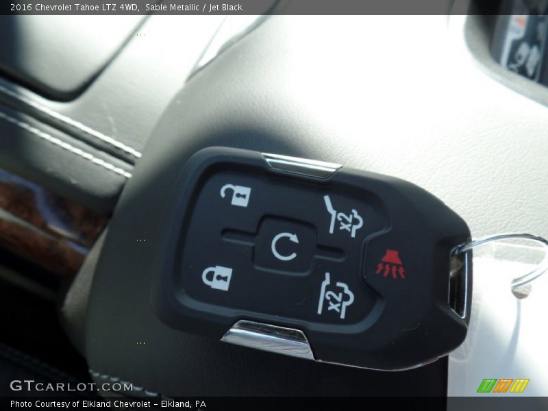 Sable Metallic / Jet Black 2016 Chevrolet Tahoe LTZ 4WD