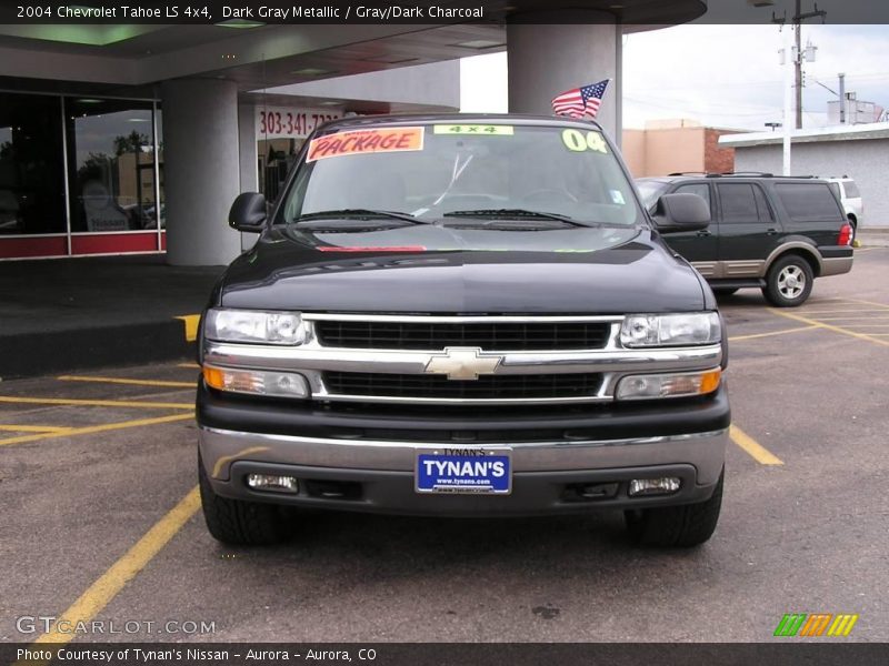 Dark Gray Metallic / Gray/Dark Charcoal 2004 Chevrolet Tahoe LS 4x4