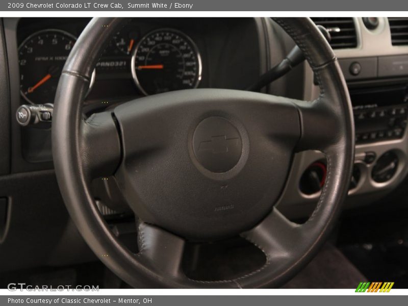 Summit White / Ebony 2009 Chevrolet Colorado LT Crew Cab