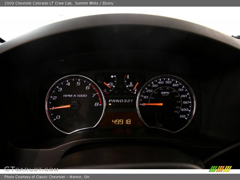 Summit White / Ebony 2009 Chevrolet Colorado LT Crew Cab