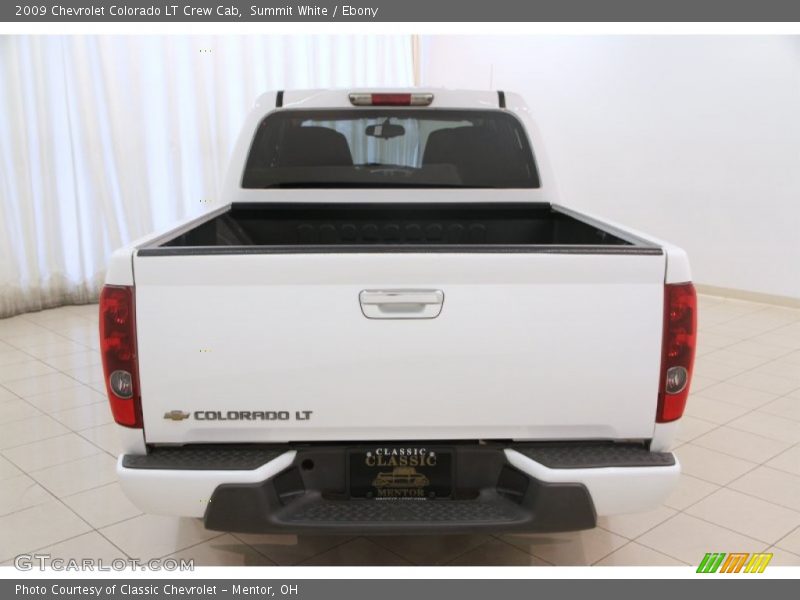 Summit White / Ebony 2009 Chevrolet Colorado LT Crew Cab