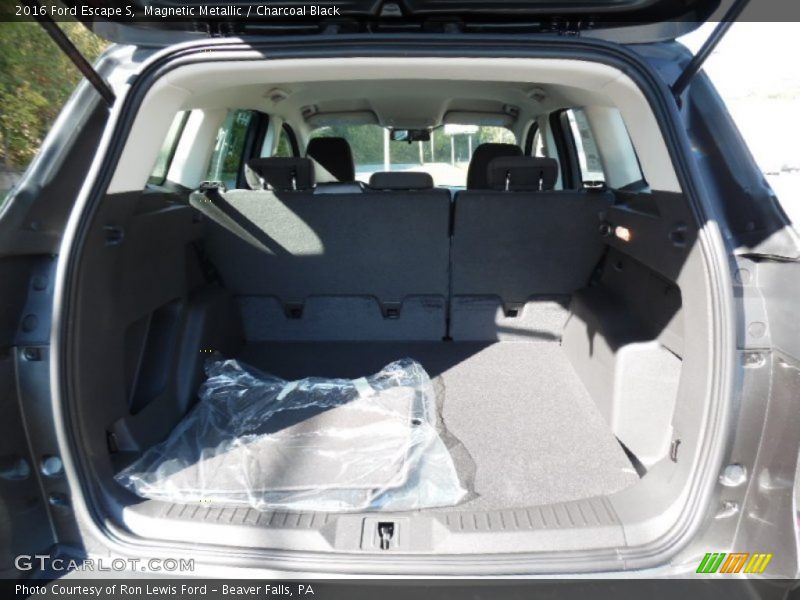 Magnetic Metallic / Charcoal Black 2016 Ford Escape S