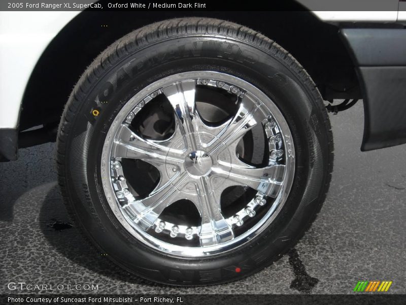 Oxford White / Medium Dark Flint 2005 Ford Ranger XL SuperCab