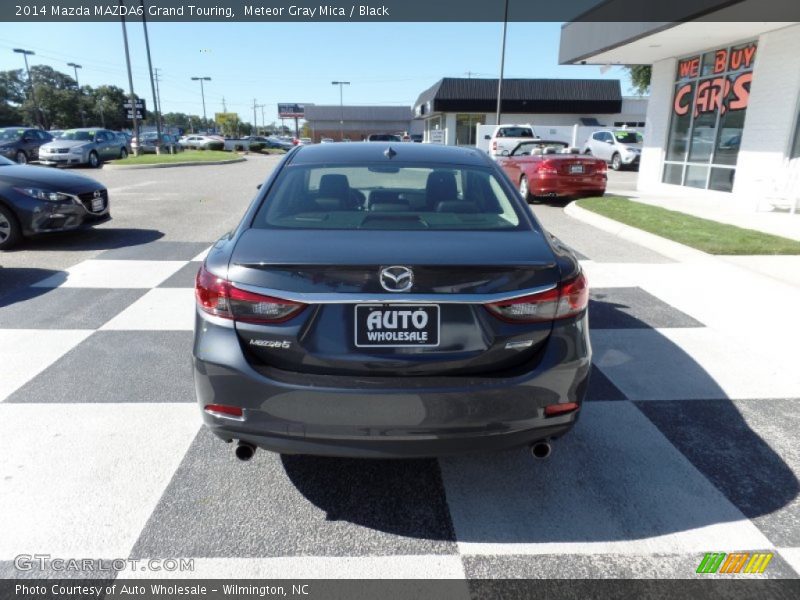 Meteor Gray Mica / Black 2014 Mazda MAZDA6 Grand Touring