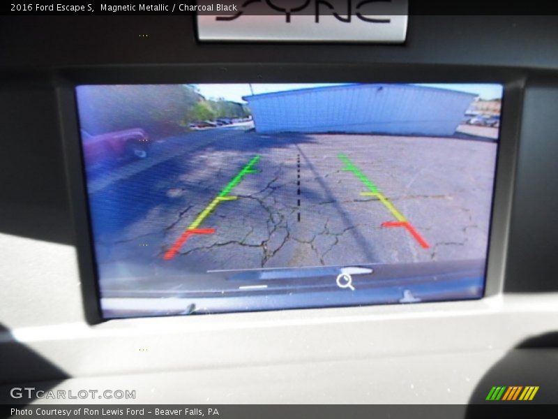 Magnetic Metallic / Charcoal Black 2016 Ford Escape S