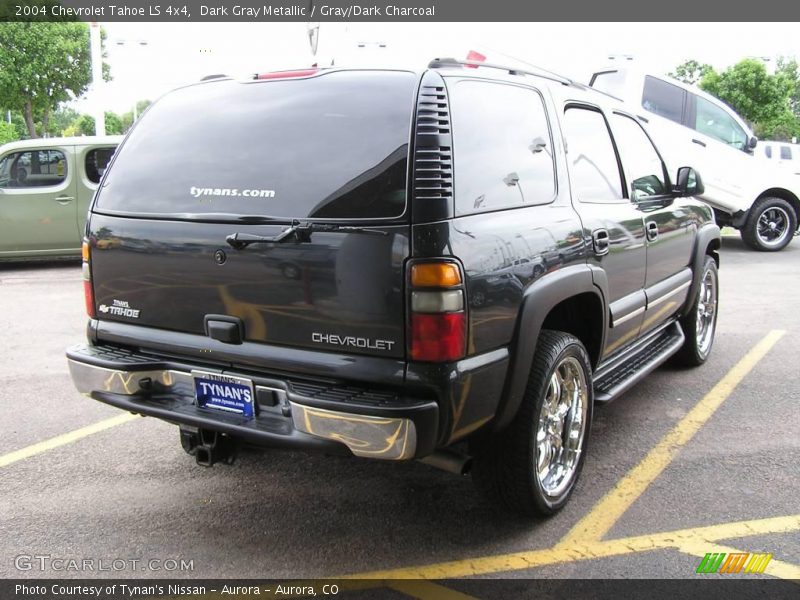 Dark Gray Metallic / Gray/Dark Charcoal 2004 Chevrolet Tahoe LS 4x4