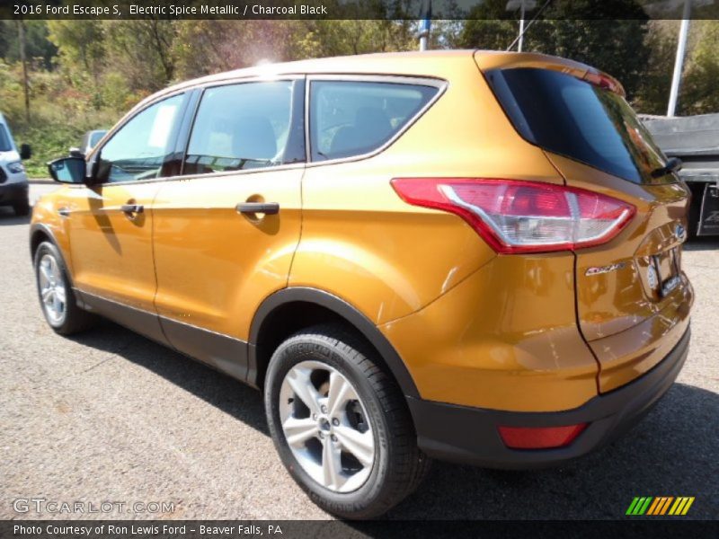 Electric Spice Metallic / Charcoal Black 2016 Ford Escape S