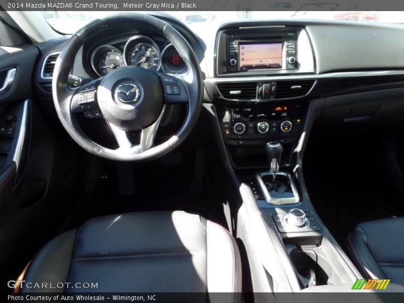 Meteor Gray Mica / Black 2014 Mazda MAZDA6 Grand Touring