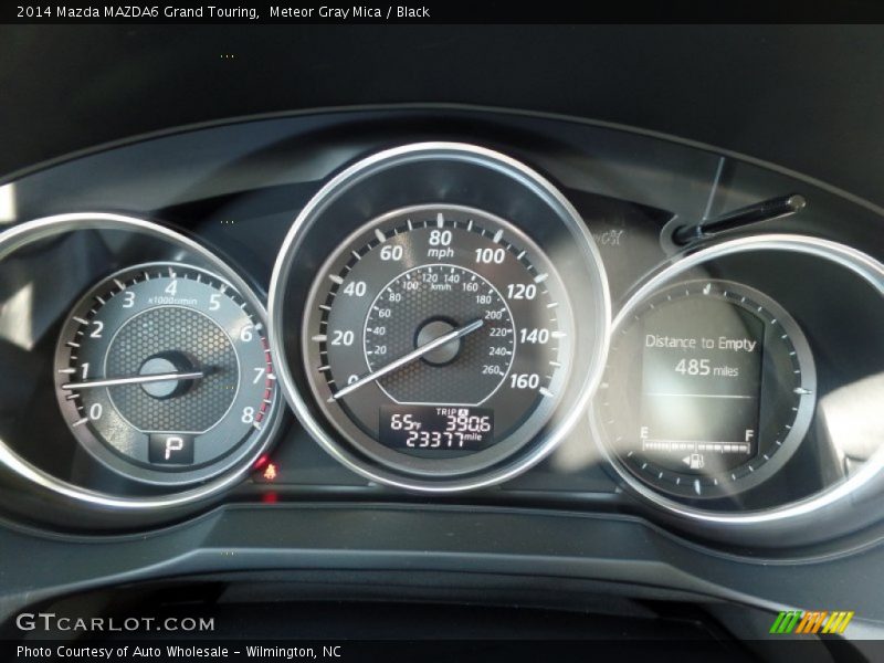 Meteor Gray Mica / Black 2014 Mazda MAZDA6 Grand Touring