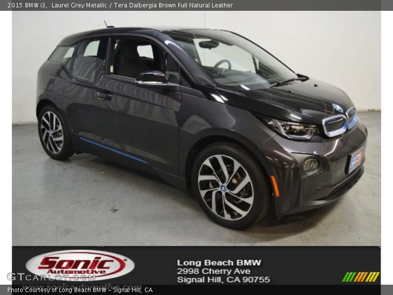 Laurel Grey Metallic / Tera Dalbergia Brown Full Natural Leather 2015 BMW i3